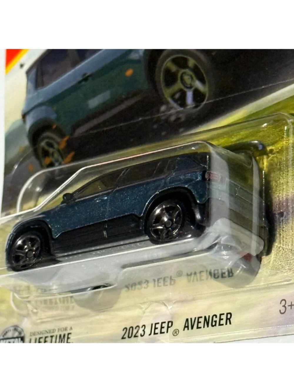 Matchbox 2023 Jeep Avenger Blue SUV 63/125 MBX Mainline New